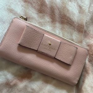 rare and vintage pink kate spade wallet